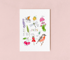 Juin dans la nature - carte A6