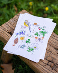 Avril dans la nature - carte A6