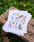 Février dans la nature - carte A6