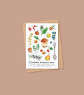 Cueillettes d'automne et d'hiver - Carte A6