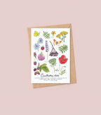 Trio de cartes "cueillettes"