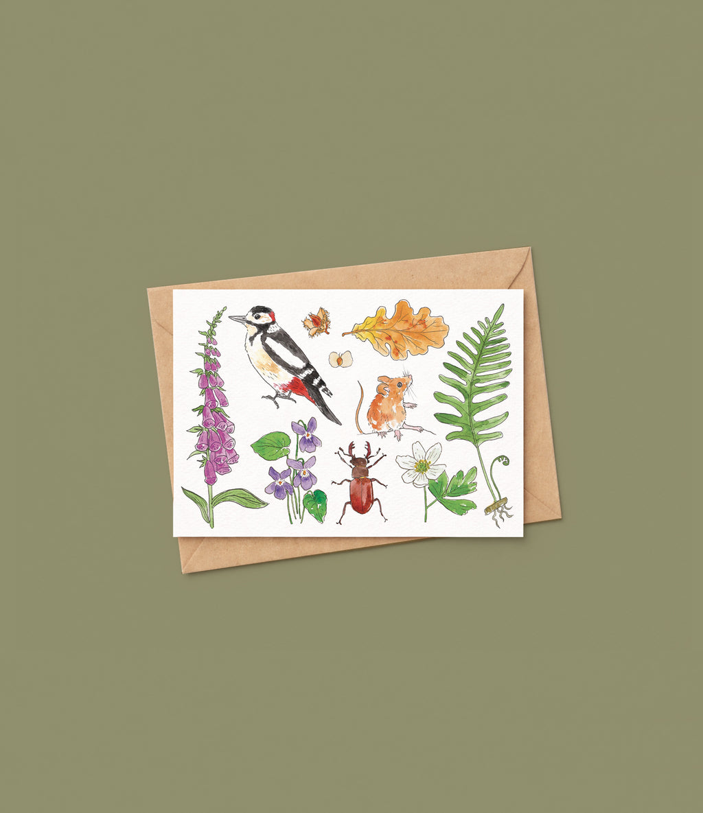 Faune & Flore des chemins - Carte A6