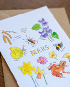 Mars dans la nature - Carte A6