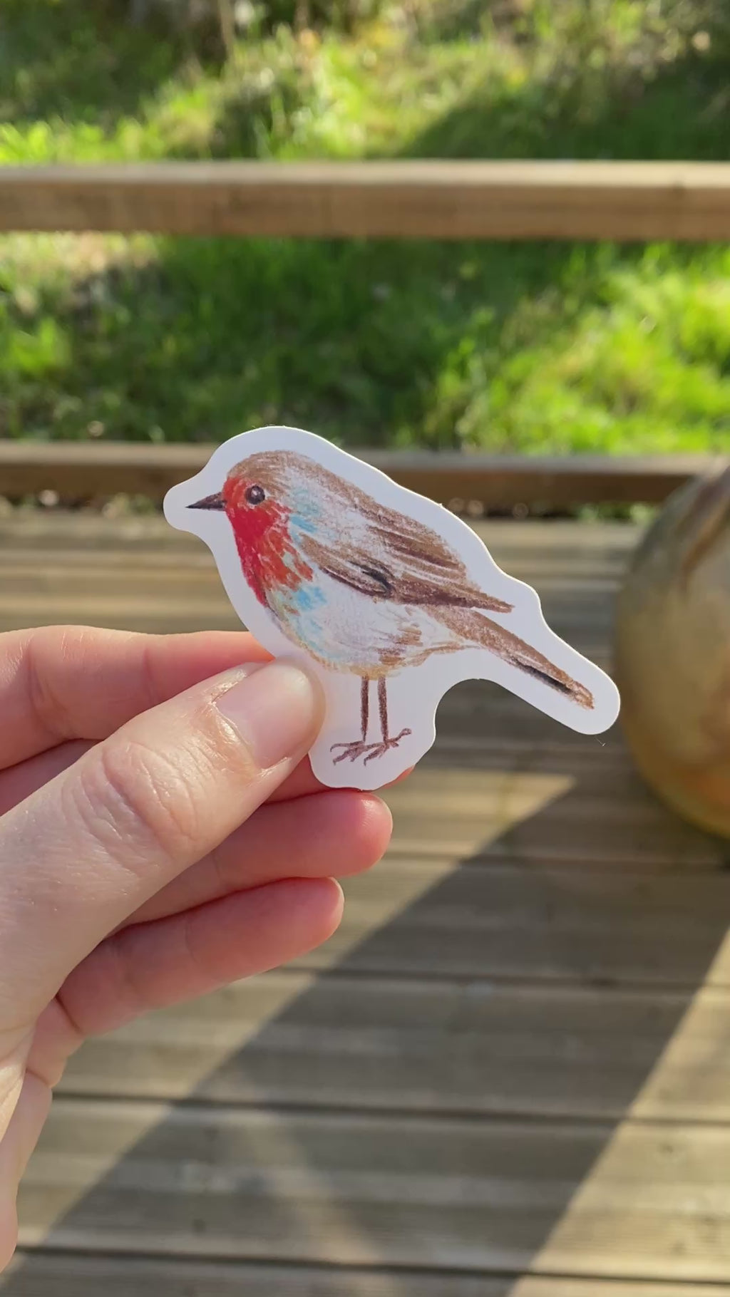 Sticker Rouge-gorge